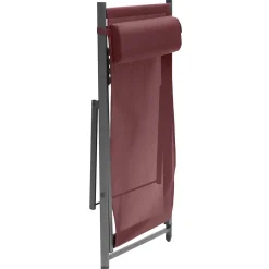 Cadeira RELAX DECIMA bordeaux e graphite