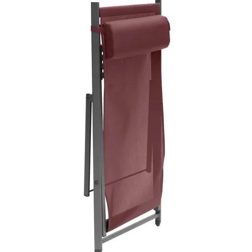 Cadeira RELAX DECIMA bordeaux e graphite