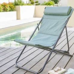 Cadeira RELAX JUBBA verde jade e graphite