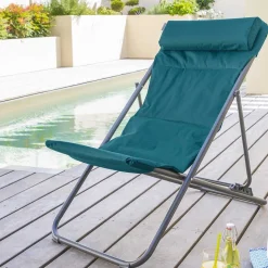 Cadeira RELAX JUBBA azul canard e graphite