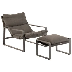 Cadeira RELAX lambinio cinza graphite