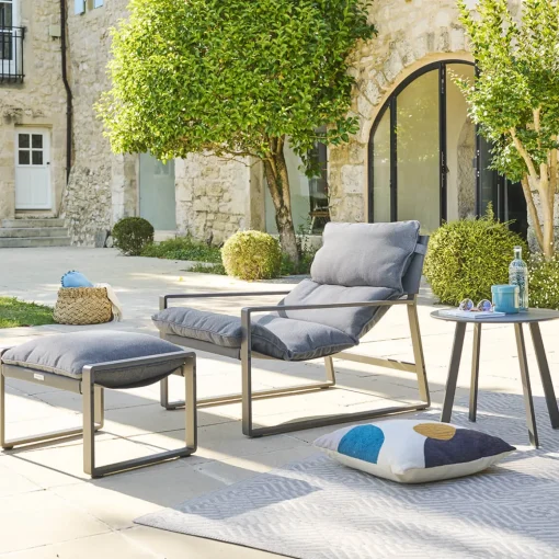 Cadeira RELAX lambinio cinza graphite
