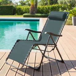 Cadeira relax SILOS azul canard