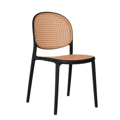 Cadeira rustic preta