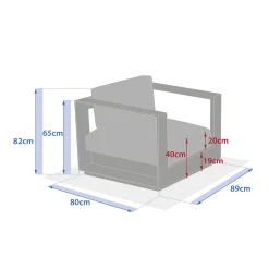 Cadeirão ALLURE cru