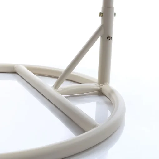 Cadeirão baloiço PORTOFINO branco e taupe