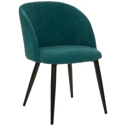 Cadeirão CELESTE verde de veludo