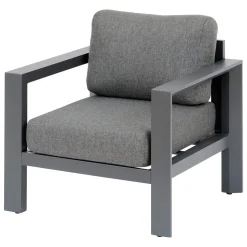Cadeirão EVASION cinza escuro em alumínio