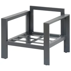 Cadeirão EVASION cinza escuro em alumínio