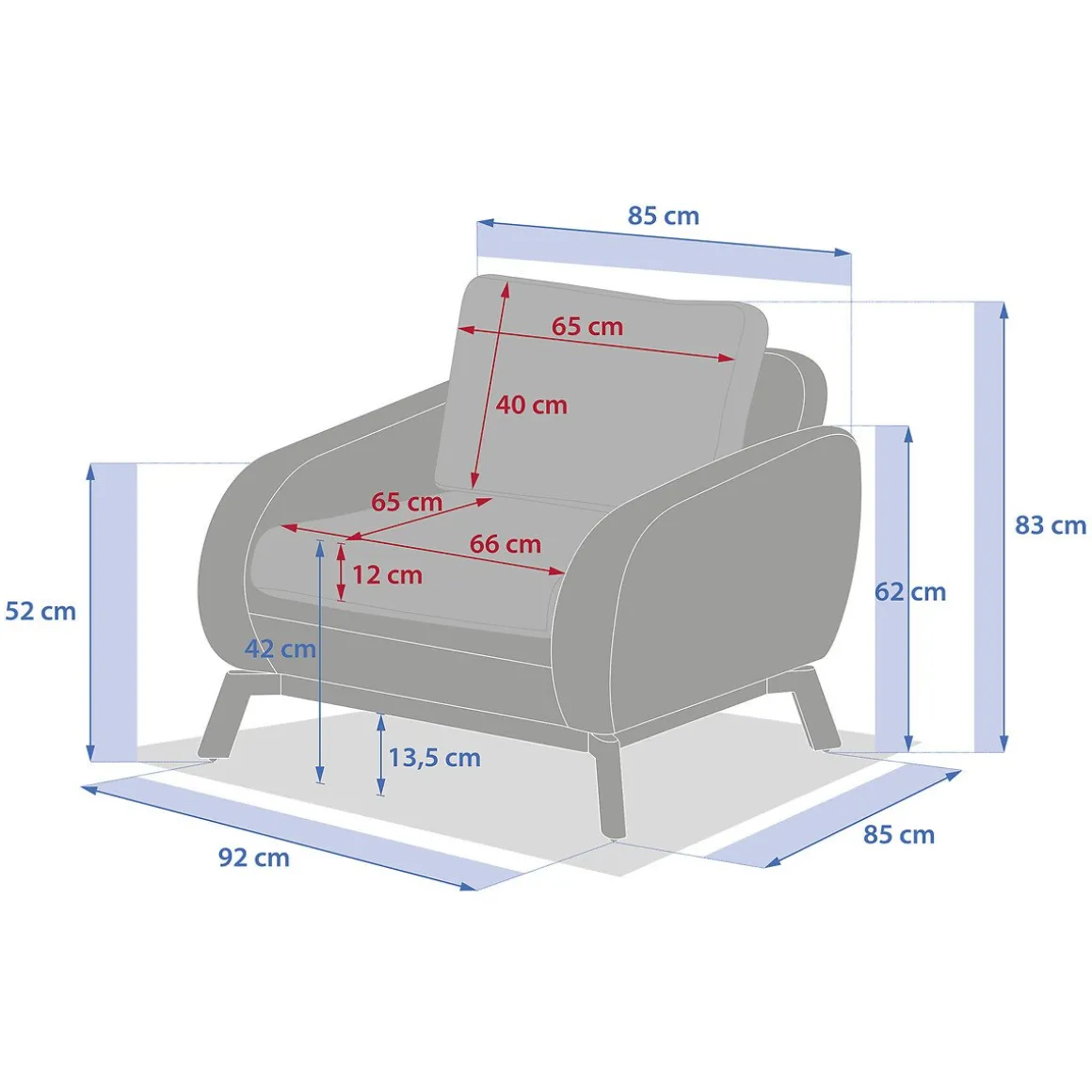 Cadeirão MANISSA em rattan