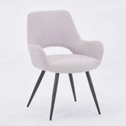 Cadeirão MONTERROSSO em tecido bege