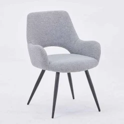 Cadeirão MONTERROSSO em tecido cinza