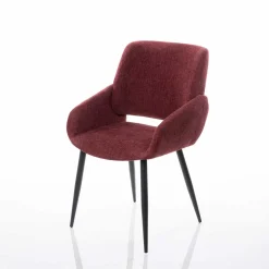 Cadeirão STILO em tecido vermelho