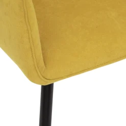 Cadeirão VISOCA amarelo em tecido