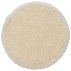 Caixa com discos reutilizáveis em algodão