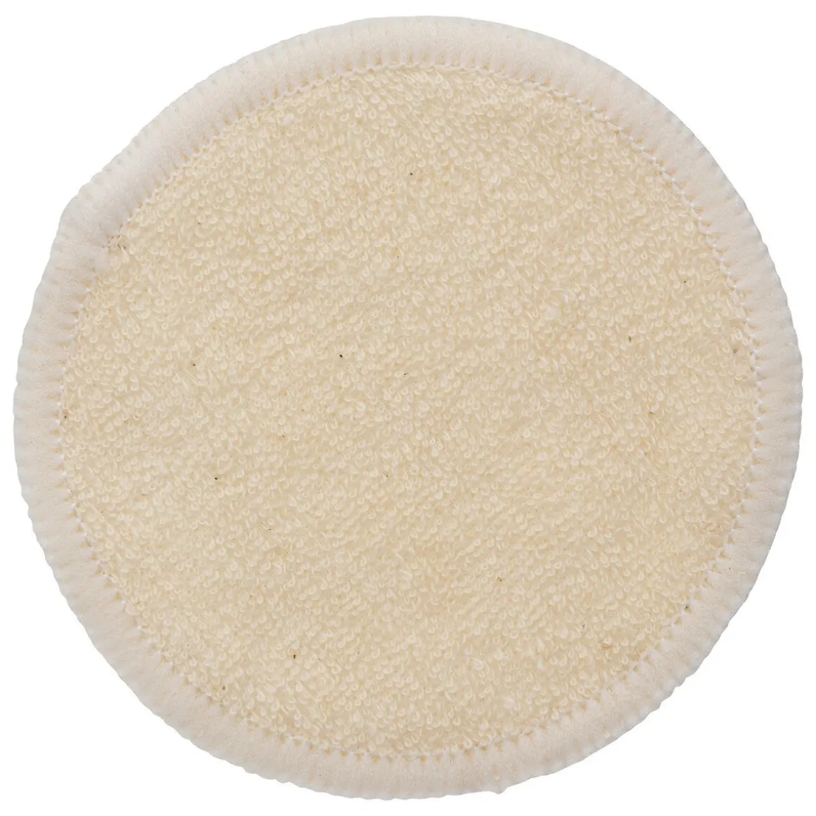 Caixa com discos reutilizáveis em algodão