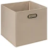 Caixa de arrumação bege 31x31cm