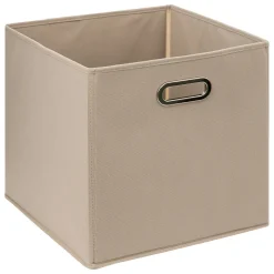Caixa de arrumação bege 31x31cm