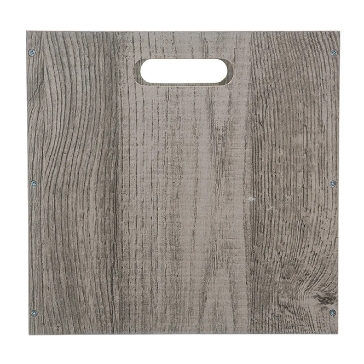 Caixa de arrumação carvalho cinza 31x31cm