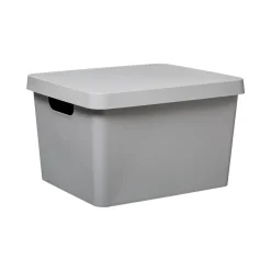 Caixa de arrumação cinza 17l
