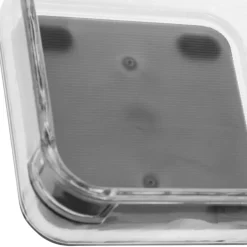 Caixa de arrumação com fundo cinza 9x9cm