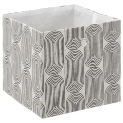 Caixa de arrumação com padrão 31x31cm