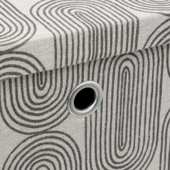 Caixa de arrumação com padrão 31x31cm