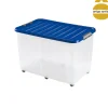 Caixa de arrumação com rodas 150l
