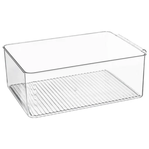Caixa de arrumação empilhável para frigorífico 22x32cm