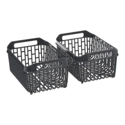 Caixa de arrumação empilhável para frigorífico 22x32cm