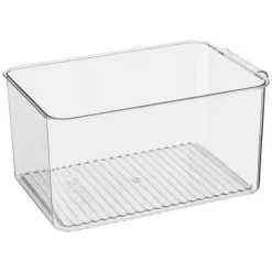 Caixa de arrumação empilhável para frigorífico 15,5x24cm