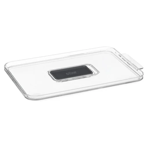 Caixa de arrumação empilhável para frigorífico 15,5x24cm