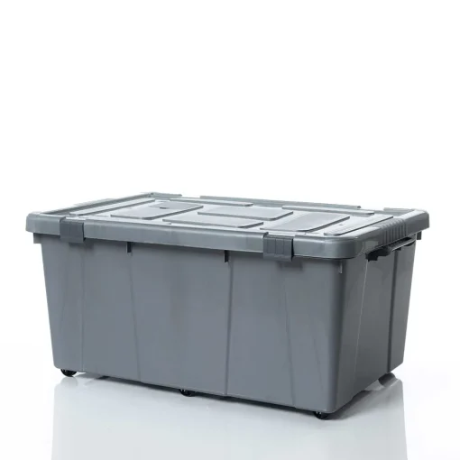 Caixa de arrumação EUROPA cinza 110l
