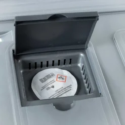 Caixa de arrumação EUROPA cinza 110l