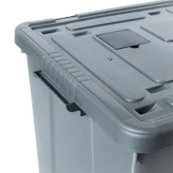 Caixa de arrumação EUROPA cinza 70l