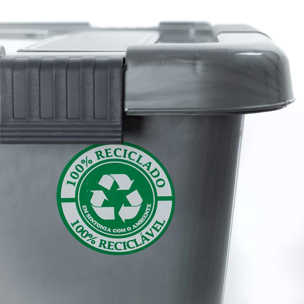 Caixa de arrumação EUROPA cinza 40l