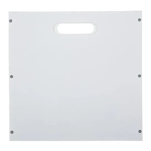 Caixa de arrumação madeira branca 31x31cm