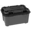 Caixa de arrumação preta 80l