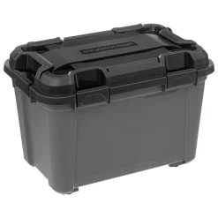 Caixa de arrumação preta 55l