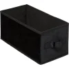 Caixa de arrumação preto veludo