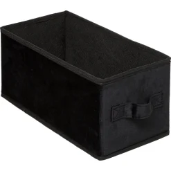 Caixa de arrumação preto veludo