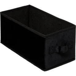 Caixa de arrumação preto veludo