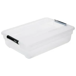 Caixa de arrumação SOLUTIONS transparente 38l