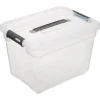 Caixa de arrumação SOLUTIONS transparente 18l