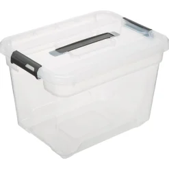 Caixa de arrumação SOLUTIONS transparente 18l