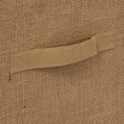 Caixa de arrumação taupe juta