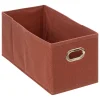 Caixa de arrumação terracota 15x31cm