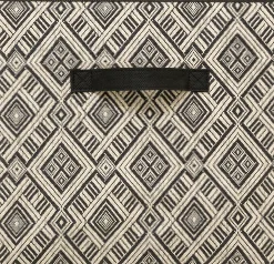 Caixa de arrumação étnico 31x31cm