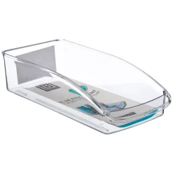 Caixa de arrumação transparente 15x32cm