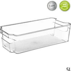 Caixa de arrumação transparente 5l
